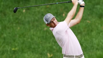 CROMWELL, CONNECTICUT - JUNE 27: Brendon Todd of the United States plays his shot from the 15th tee during the third round of the Travelers Championship at TPC River Highlands on June 27, 2020 in Cromwell, Connecticut. (Photo by Rob Carr/Getty Images)