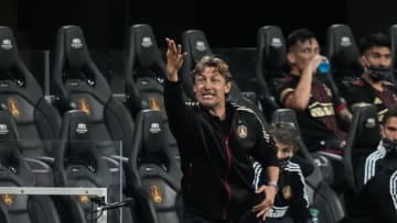 Atlanta United head coach Gabriel Heinze. Mandatory Credit: Dale Zanine-USA TODAY Sports