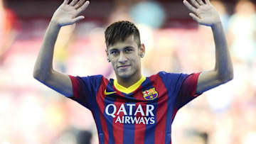 Neymar in Barcelona, Spain. (Photo by David Ramos/Getty Images)