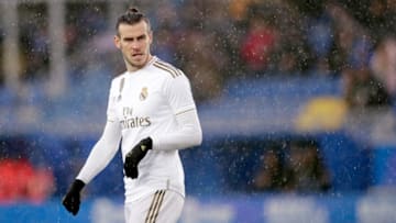 VITORIA GASTEIZ, SPAIN - NOVEMBER 30: Gareth Bale of Real Madrid during the La Liga Santander match between Deportivo Alaves v Real Madrid at the Estadio de Mendizorroza on November 30, 2019 in Vitoria Gasteiz Spain (Photo by David S. Bustamante/Soccrates/Getty Images)