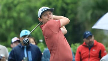 HONOLULU, HAWAII - JANUARY 12: Cameron Smith of Australia plays his shot from the 15th tee during the final round of the Sony Open in Hawaii at the Waialae Country Club on January 12, 2020 in Honolulu, Hawaii. (Photo by Sam Greenwood/Getty Images)