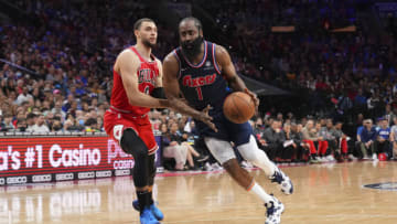 Zach LaVine, James Harden, Chicago Bulls (Photo by Mitchell Leff/Getty Images)