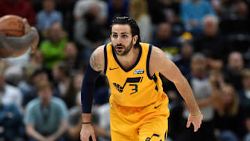 SALT LAKE CITY, UT - NOVEMBER 25: Utah Jazz point guard Ricky Rubio. (Photo by Gene Sweeney Jr./Getty Images)