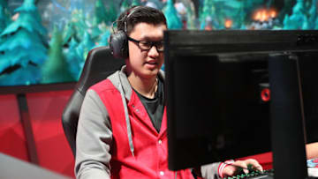 SANTA MONICA, CA - MAY 28: Tony Chau (Sasiko) of Maryville University is seen in the League of Legends College Championship Game between University of Toronto and Maryville University at the NA LCS Studio at Riot Games Arena on May 28, 2017 in Santa Monica, California. (Photo by Josh Lefkowitz/Getty Images)