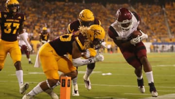 TEMPE, AZ - AUGUST 31: Running back Larry Rose III