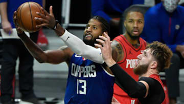 LA Clippers Paul George Mandatory Credit: Robert Hanashiro-USA TODAY Sports