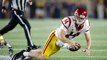 SOUTH BEND, IN - OCTOBER 21: Sam Darnold