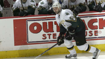 ANAHEIM, CA - FEBRUARY 16: Defenseman Sergei Zubov