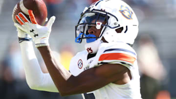 Auburn football OC Eric Kiesau says Tar'varish Dawson Jr. has made the most progress of any recruit from their first day stepping onto the practice field freshman year. Mandatory Credit: Nelson Chenault-USA TODAY Sports