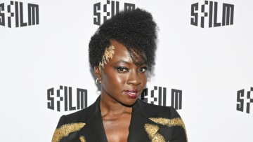SAN FRANCISCO, CALIFORNIA - DECEMBER 05: Danai Gurira arrives at SFFILM Awards Night to present the Irving M. Levin Award for Film at Yerba Buena Center for the Arts on December 05, 2022 in San Francisco, California. (Photo by Steve Jennings/WireImage)