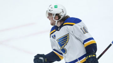 St. Louis Blues center Robert Thomas (18)Mandatory Credit: David Berding-USA TODAY Sports