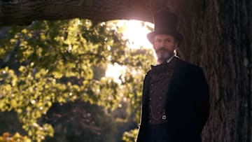Toby Huss in “Dickinson,” premiering November 1 on Apple TV+.. Image Courtesy Apple TV+
