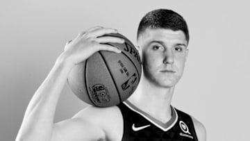 Kevin Huerter of the Atlanta Hawks (Photo by Elsa/Getty Images)