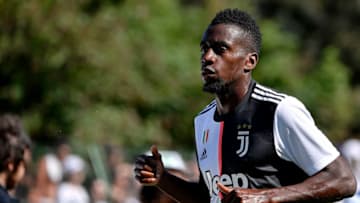 VILLAR PEROSA, ITALY - AUGUST 14: Blaise Matuidi of Juventus during the match between Juventus v Juventus U19 at the Villar Perosa Stadium on August 14, 2019 in Villar Perosa Italy (Photo by Mattia Ozbot/Soccrates/Getty Images)