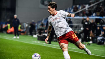 Nicolo Zaniolo, Roma (Photo by FILIPPO MONTEFORTE/AFP via Getty Images)