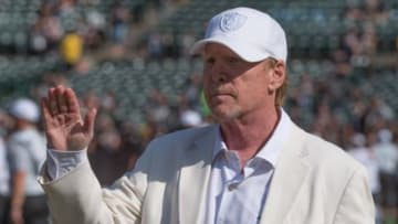 August 30, 2015; Oakland, CA, USA; Oakland Raiders owner Mark Davis before a preseason NFL football game against the Arizona Cardinals at O.co Coliseum. The Cardinals defeated the Raiders 30-23. Mandatory Credit: Kyle Terada-USA TODAY Sports
