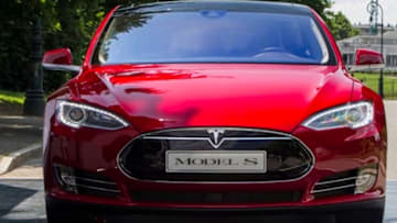 Front view of Tesla Model S (Photo Getty Images)