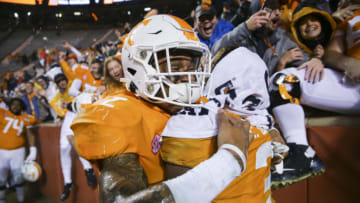 Jarrett Guarantano and Eric Gray, Tennessee football (Photo by Silas Walker/Getty Images)