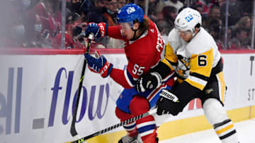 Nov 18, 2021; Montreal, Quebec, CAN; Montreal Canadiens Michael Pezzetta. Mandatory Credit: Eric Bolte-USA TODAY Sports