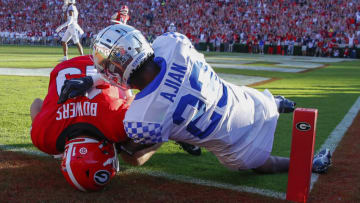Kentucky's Tyrell Ajian. (Photo by Todd Kirkland/Getty Images)