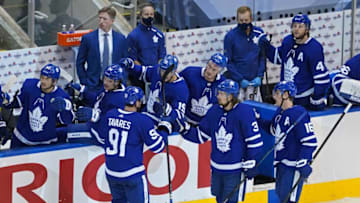 John Tavares #91 of the Toronto Maple Leafs. (Photo by Andre Ringuette/Freestyle Photo/Getty Images)