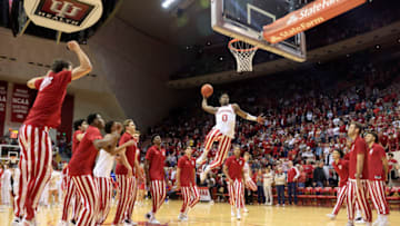 Xavier Johnson #0 of the Indiana Hoosiers. (Photo by Justin Casterline/Getty Images)