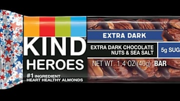 KIND adds new HEROES Bar, Extra Dark Chocolate Nuts and Sea Salt, photo provided by KIND