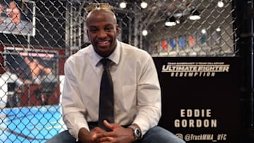 LAS VEGAS, NV - FEBRUARY 15: Eddie Gordon poses for a picture during the TUF 25 Media Day at the TUF Gym on February 15, 2017 in Las Vegas, Nevada. (Photo by Brandon Magnus/Zuffa LLC/Zuffa LLC via Getty Images)