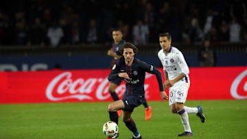 Adrien Rabiot of PSG during the French Ligue 1 match between Paris Saint Germain and Toulouse at Parc des Princes on February 19, 2017 in Paris, France. (Photo by Antoine Gyori/ Getty Images)