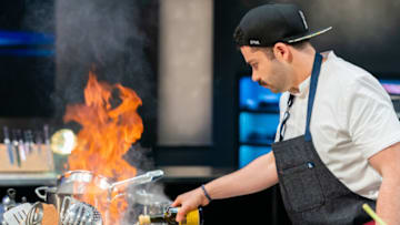 Contestant Joe Sasto during the Round of 16, as seen on Tournament of Champions, Season 3. Photo provided by Food Network