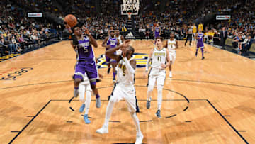 DENVER, CO - OCTOBER 21: De'Aaron Fox