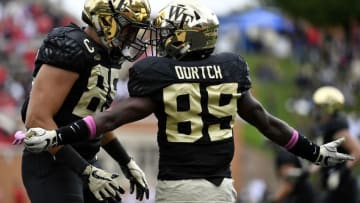WINSTON SALEM, NC - OCTOBER 28: Wide receiver Greg Dortch