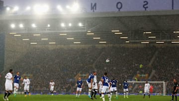LIVERPOOL, ENGLAND - MAY 12: A general view during the Premier League match between Everton and Watford at Goodison Park on May 12, 2017 in Liverpool, England. (Photo by Alex Livesey/Getty Images)