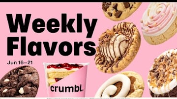 CINNAMON ROLL COOKIE, WEDDING CAKE COOKIE, & More! | Crumbl