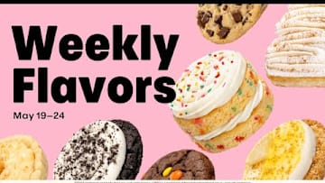 Confetti Cake, Banana Cream Pie Cookie, & More! | Crumbl