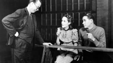 Frank Craven (left), Martha Scott, and John Craven in the original Broadway production of Our Town.