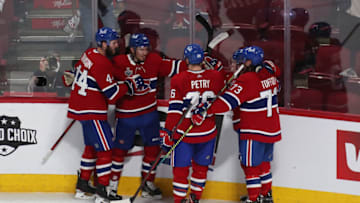 Jul 2, 2021; Montreal, Quebec, CAN; Montreal Canadiens. Mandatory Credit: Jean-Yves Ahern-USA TODAY Sports