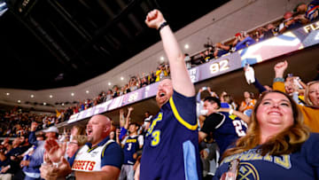 Denver Nuggets fans. (Photo by Justin Edmonds/Getty Images)