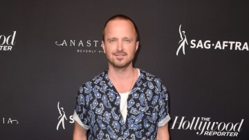 BEVERLY HILLS, CALIFORNIA - SEPTEMBER 20: Aaron Paul attends The Hollywood Reporter and SAG-AFTRA Annual Nominees Night to celebrate Emmy Award contenders at Annual Nominees Night on September 20, 2019 in Beverly Hills, California. (Photo by Alberto E. Rodriguez/Getty Images)