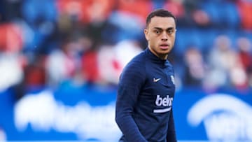 Barcelona defender Sergino Dest will not join Bayern Munich in January. (Photo by Juan Manuel Serrano Arce/Getty Images)