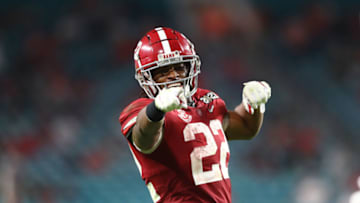 Najee Harris, 2021 NFL Draft. Mandatory Credit: Mark J. Rebilas-USA TODAY Sports