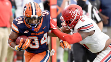Syracuse football (Mandatory Credit: Dennis Nett/Pool Photo-USA TODAY Sports)