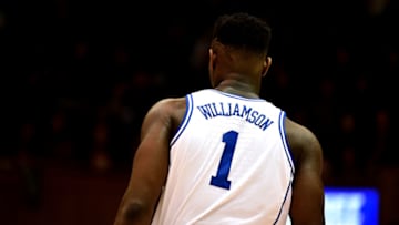 Duke basketball forward Zion Williamson (Photo by Lance King/Getty Images)