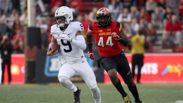 COLLEGE PARK, MD - NOVEMBER 25: Quarterback Trace McSorley