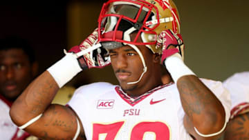 James Wilder Jr. #32 of the Florida State Seminoles during their game at BB&T Field on November 9, 2013 in Winston Salem, North Carolina. (Photo by Streeter Lecka/Getty Images)