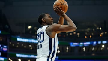 Memphis Grizzlies wing Josh Jackson shoots the ball. (Photo by Daniel Shirey/Getty Images)