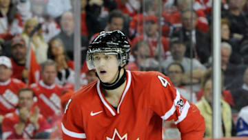 Dougie Hamilton #4 of Team Canada (Photo by Richard Wolowicz/Getty Images)