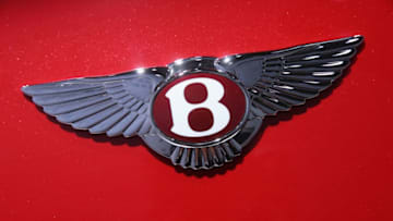 BERLIN, GERMANY - MARCH 13: A hood ornament shines on a Bentley 14MY Continental GT V8 S convertible car on display prior to the Volkwagen annual press conference to announce financial results for 2013 on March 13, 2014 in Berlin, Germany. Volkswagen Group delivered over nine million vehicles worldwide in 2013. (Photo by Sean Gallup/Getty Images)