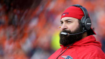 DENVER, CO - JANUARY 24: Defensive coordinator Matt Patricia (Photo by Doug Pensinger/Getty Images)