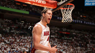 MIAMI, FL - APRIL 19: Kelly Olynyk